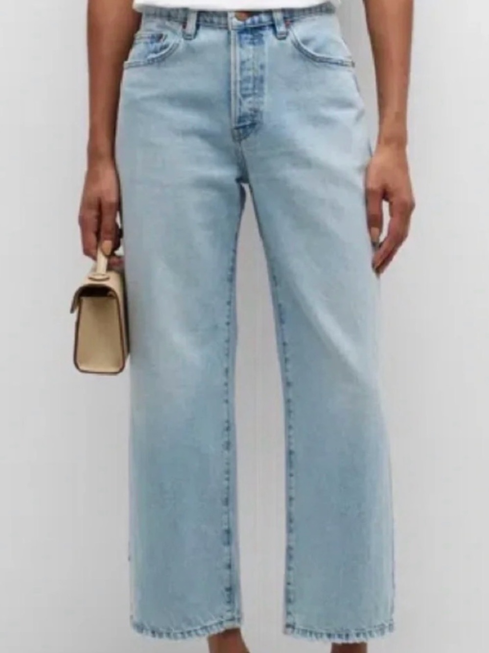 FRAME The Slouchy Straight Fizz Indigo - 29